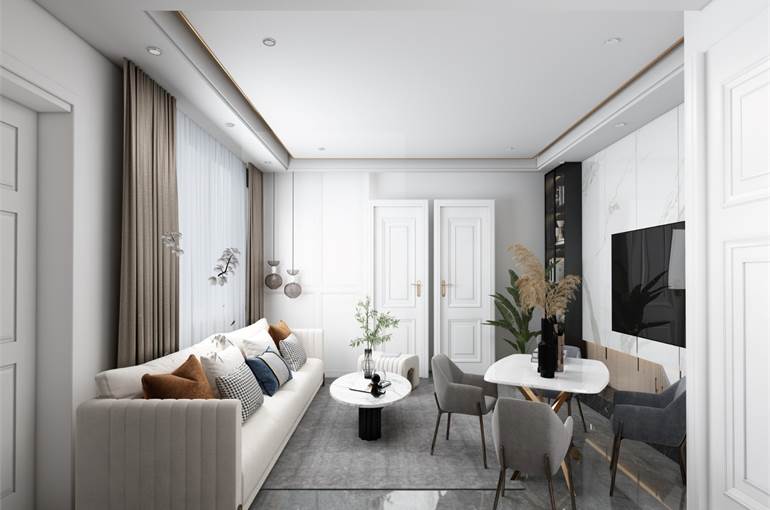 Render possibili arredi zona living