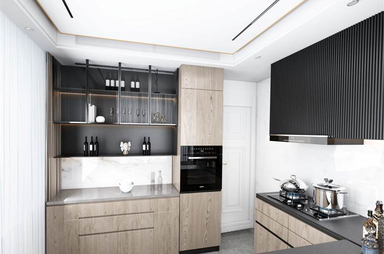 Render possibili arredi cucina o angolo  cottura