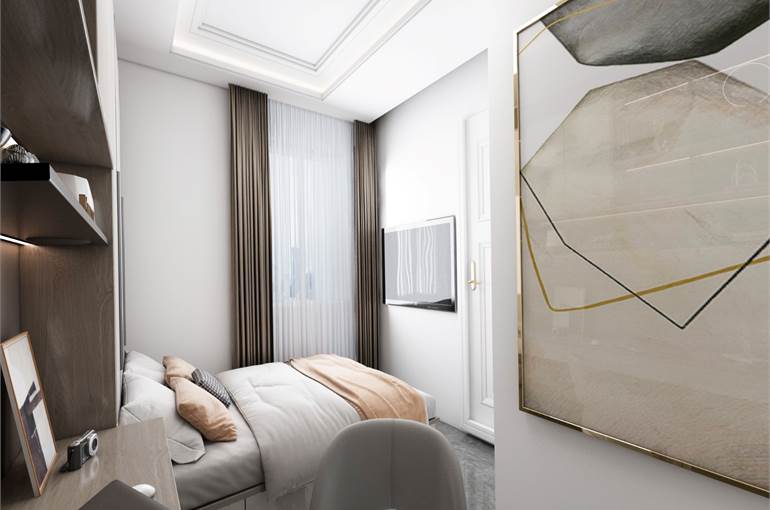 Render possibili arredi zona notte