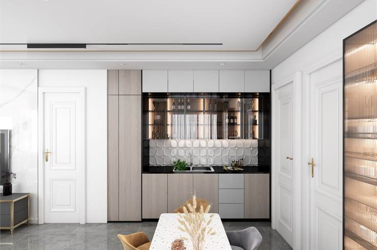 Render possibili arredi zona living