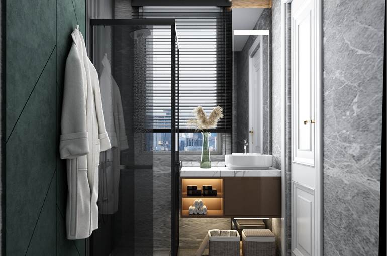 Render possibili arredi bagno