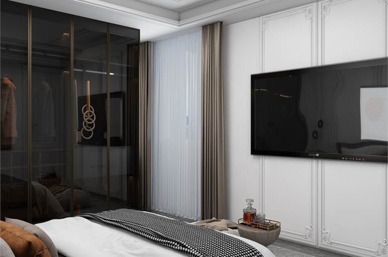 Render possibili arredi zona notte