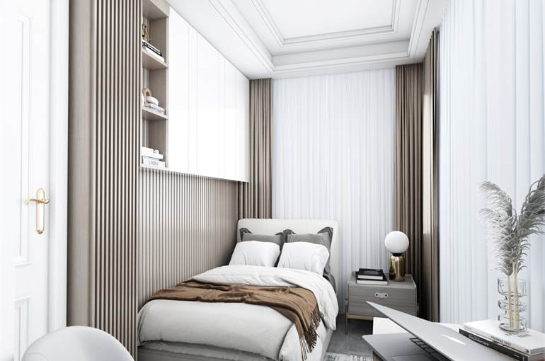 Render possibili arredi zona notte